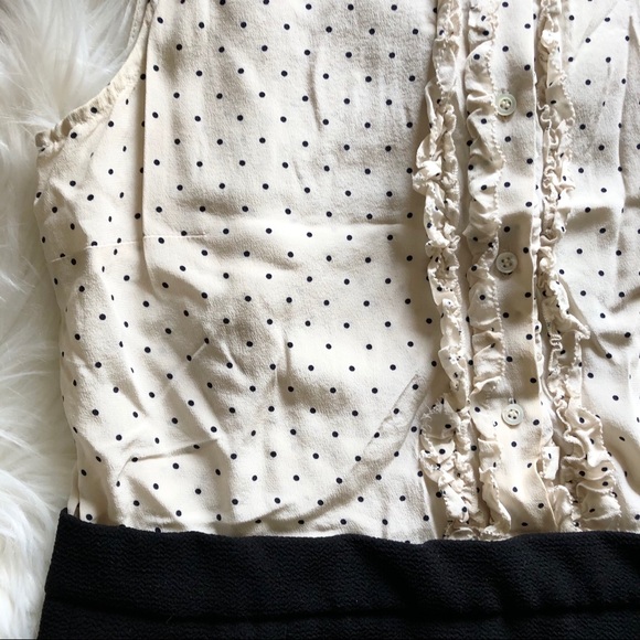 J. Crew Silk Two Piece Baby Swiss Dot Dress - Picture 6 of 9